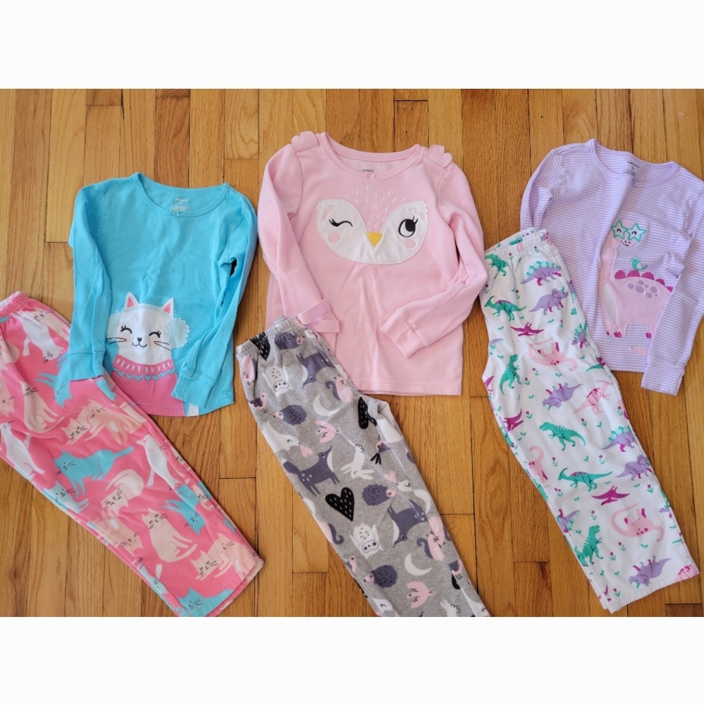 CARTERS Fleece PJ bundle